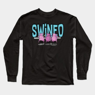 Swineo Wine Tasting Long Sleeve T-Shirt